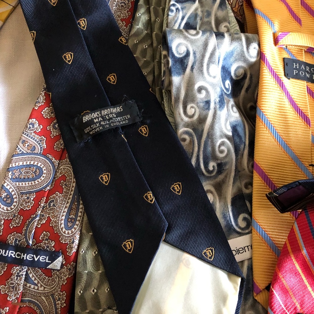 Brooks Brothers Pink + more Mens Tie Lot of 25 - Picture 6 of 8